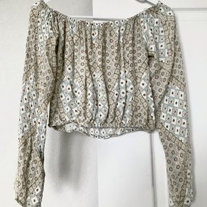 off-the-shoulder top